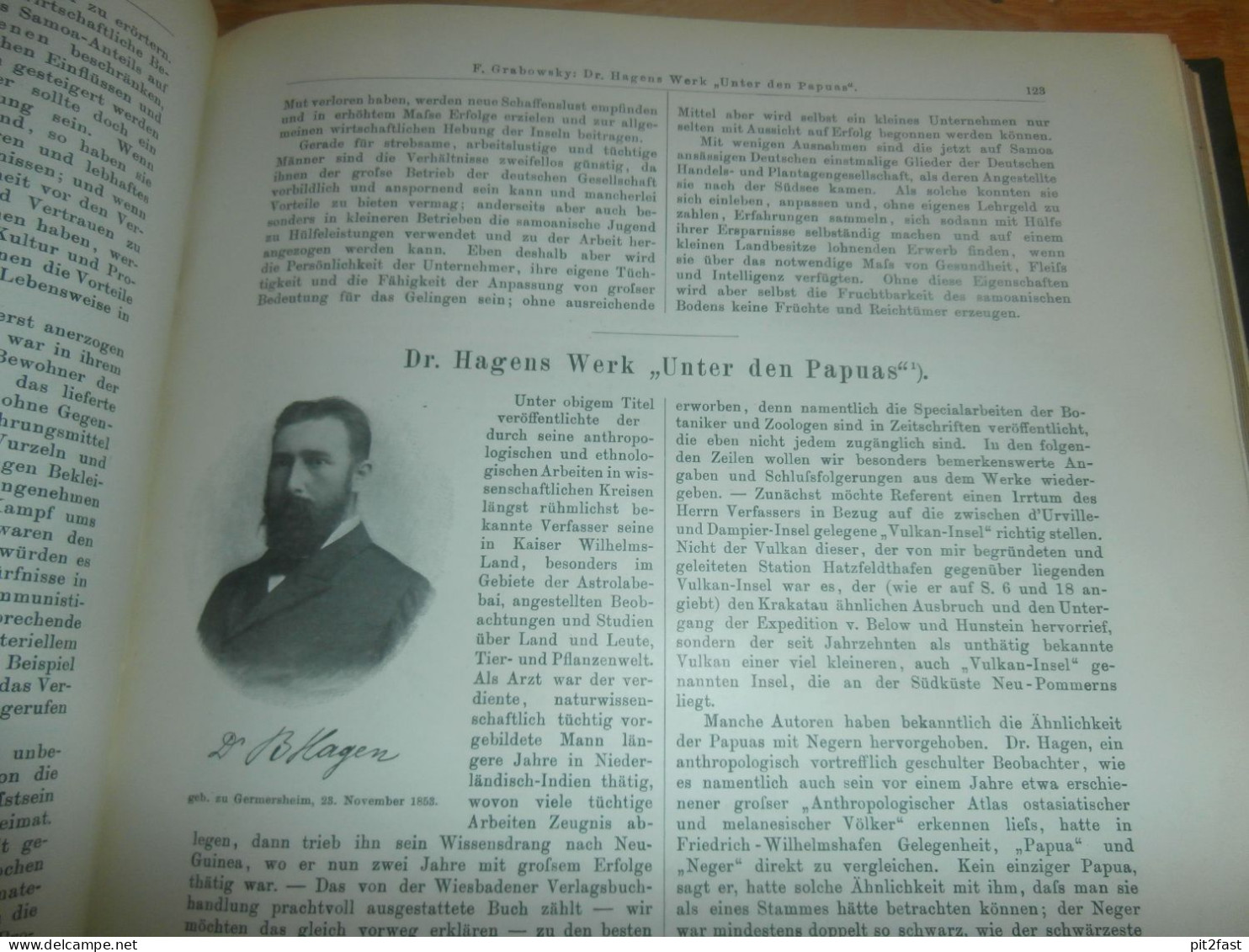 Völkerkunde Januar bis Juni 1900 gebundene GLOBUS Zeitschriften , Expedition , Kolonie , Reise , Berichte , Etnologie !