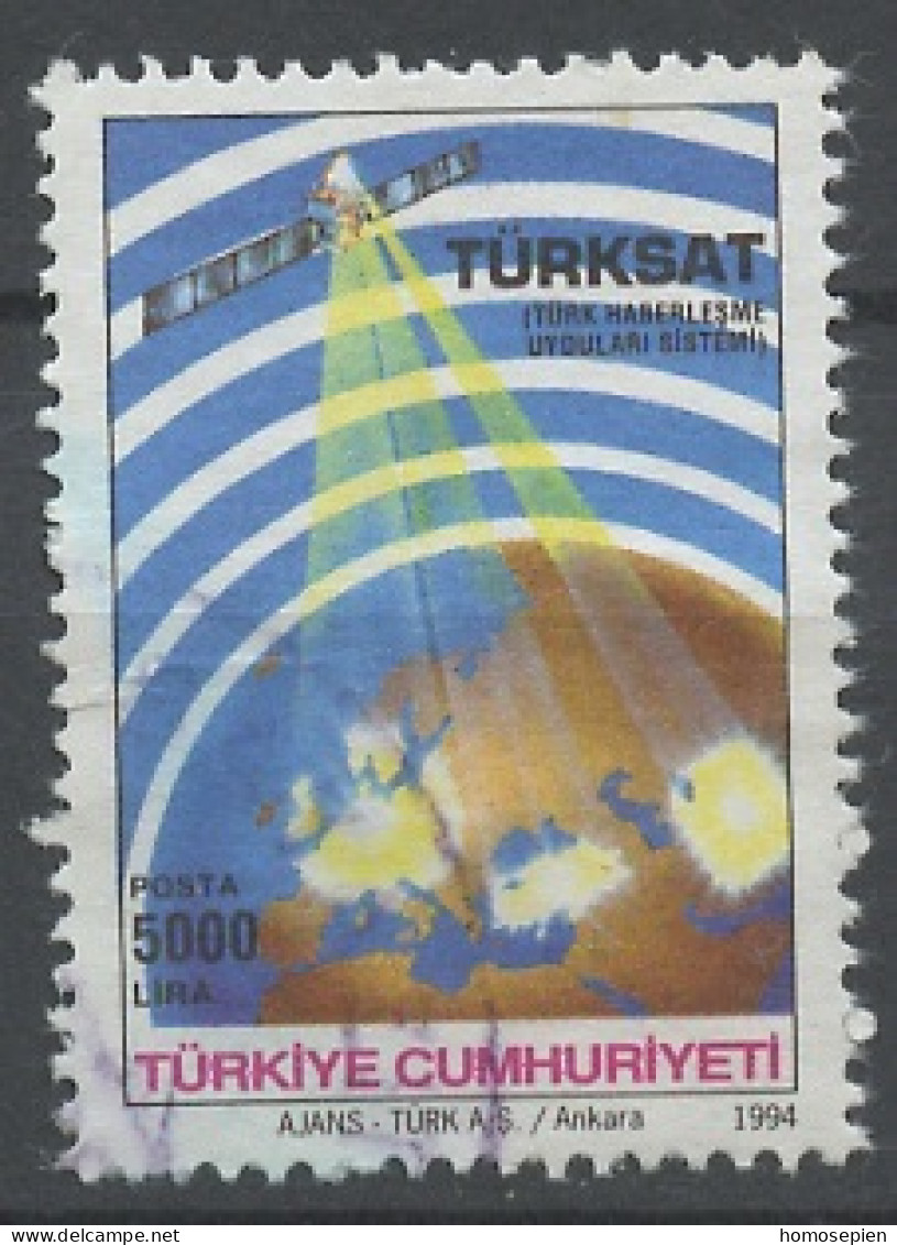 Turquie - Türkei - Turkey 1994 Y&T N°2759 - Michel N°3011 (o) - 5000l Satellite Turksat - Gebraucht