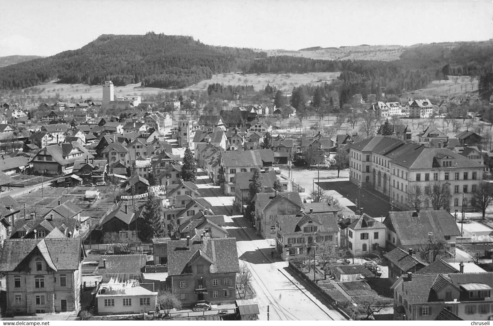 Baar Dorfstrasse Fliegeraufnahme - Baar