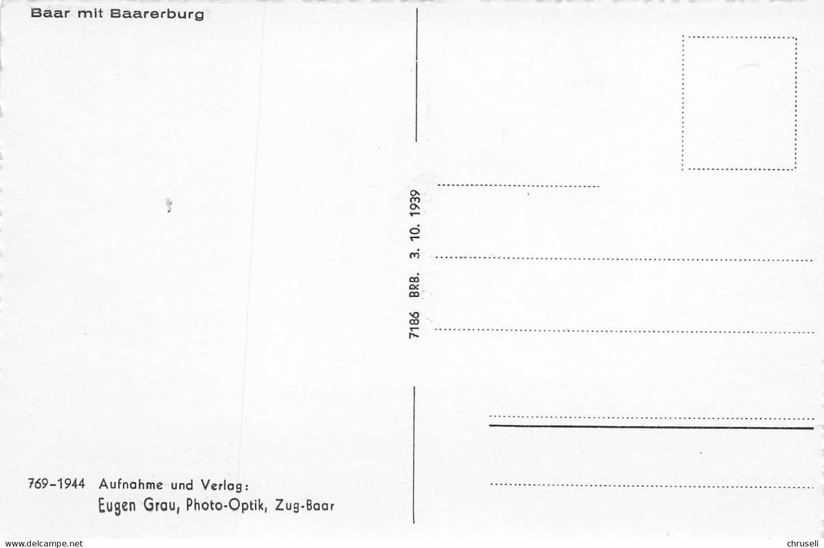 Baar Dorfstrasse Fliegeraufnahme - Baar