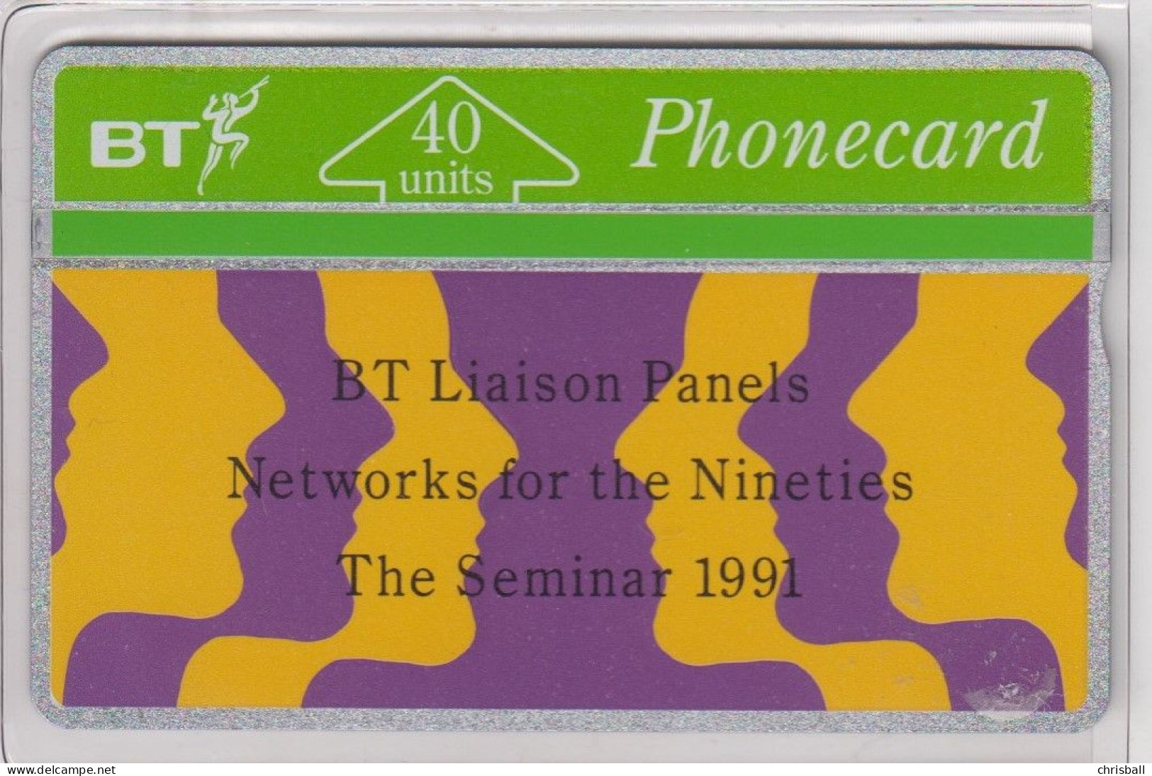 BT 40 Unit  - 'BT Liaison Panels 1991'  Mint - BT Souvenir