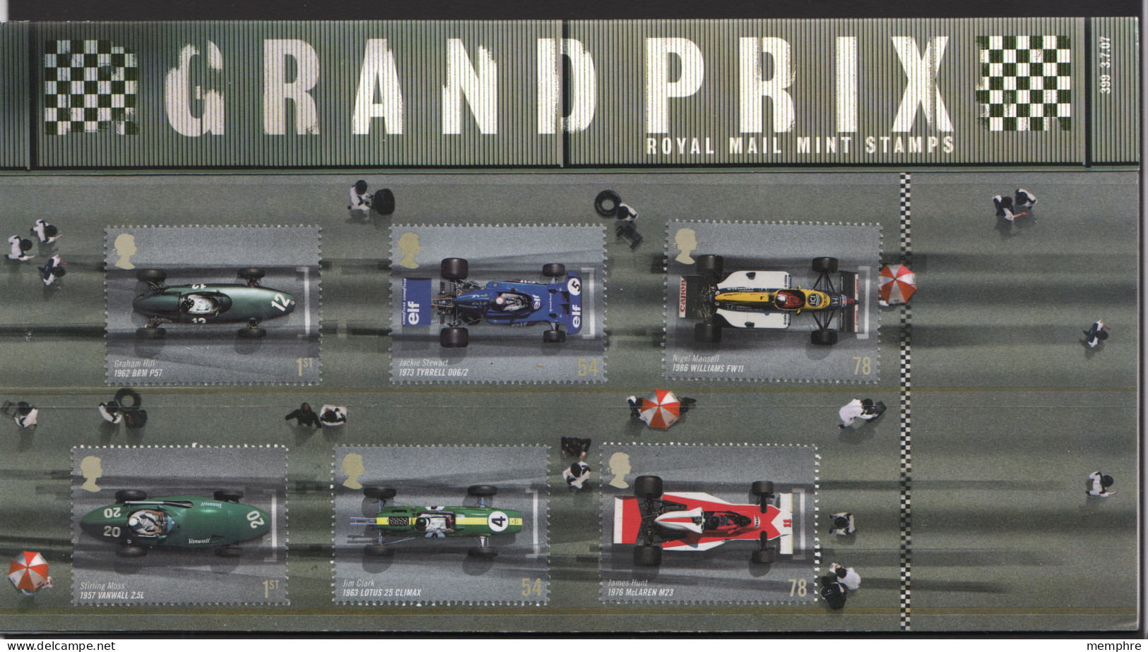 2007  Grand Prix Set Of 6 Stamps  - Presentation Packs