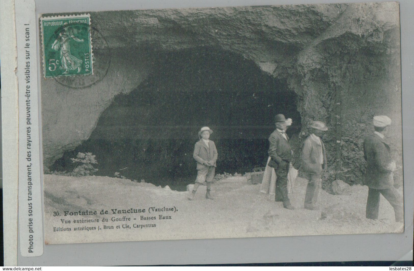 Fontaine De Vaucluse, Pays Des Sorgues  Vue Extérieure Du Goffre - Basses Eaux ( Aout 2023 99) - Sorgues