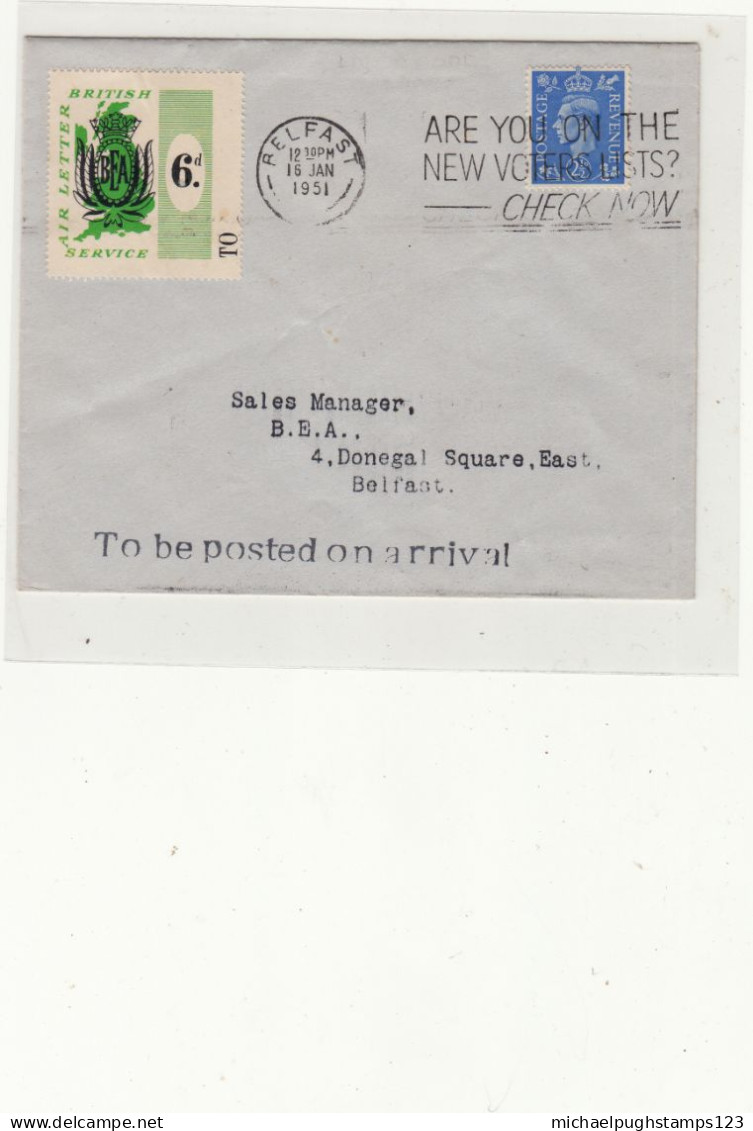 G.B. / B.E.A. Airmail Letter Stamps - Unclassified