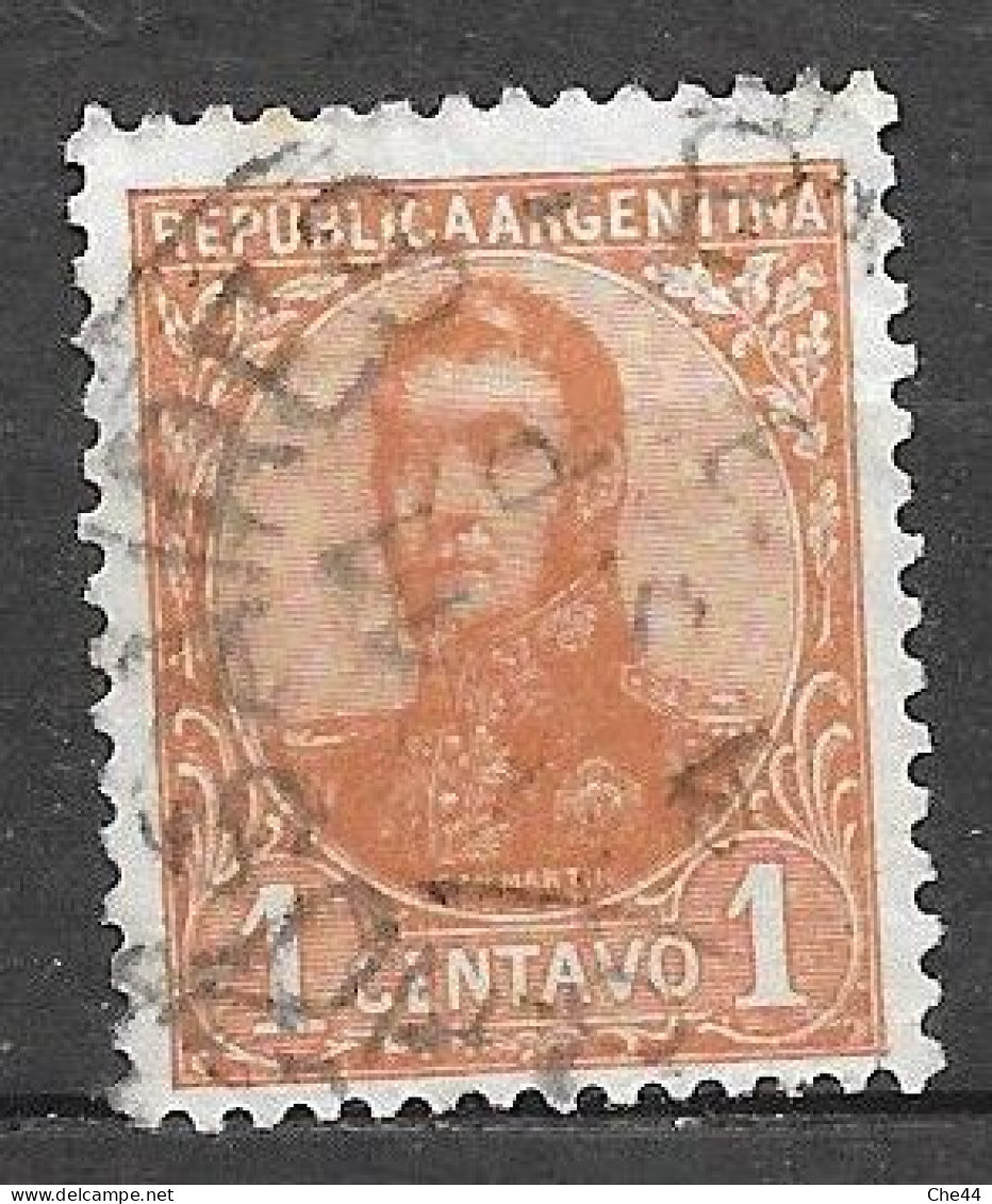 José Francisco De San Martín (1778-1850) - Perf. 13¼x12½ : N°133 Chez YT. - Used Stamps