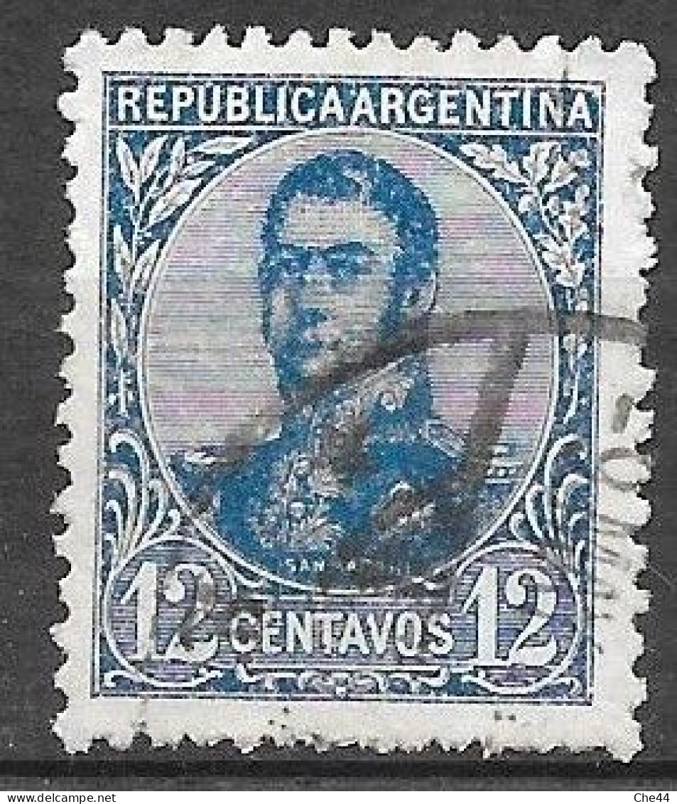 José Francisco De San Martín (1778-1850) - Perf. 13¼x12½ : N°141 Chez YT. - Used Stamps