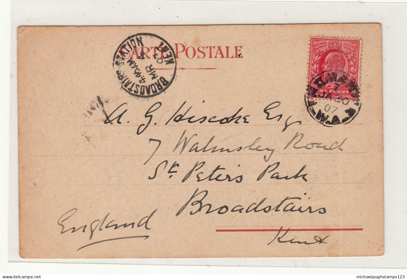 Western Australia / Paquebot Mail / G.B. Railways / Kent - Otros & Sin Clasificación