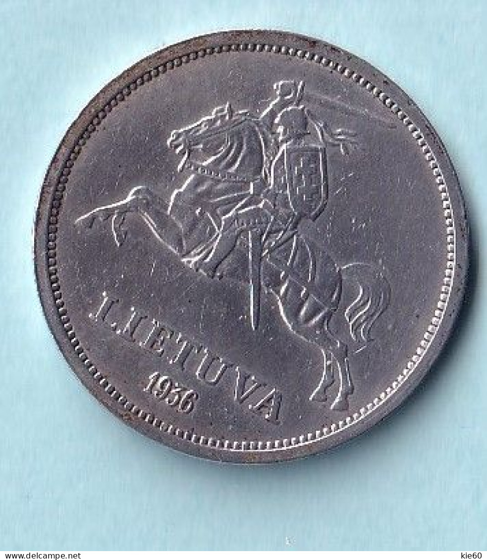 Lithuania -  1936 -  5 Litas    KM 82 - Lituanie