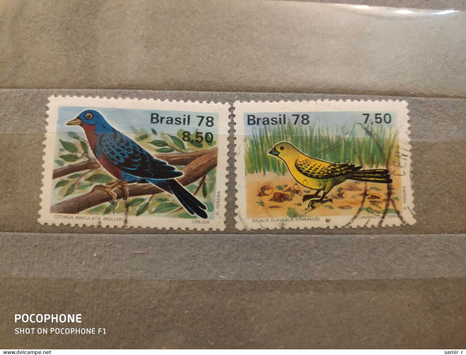 1978 Brasil	Birds (F25) - Gebruikt