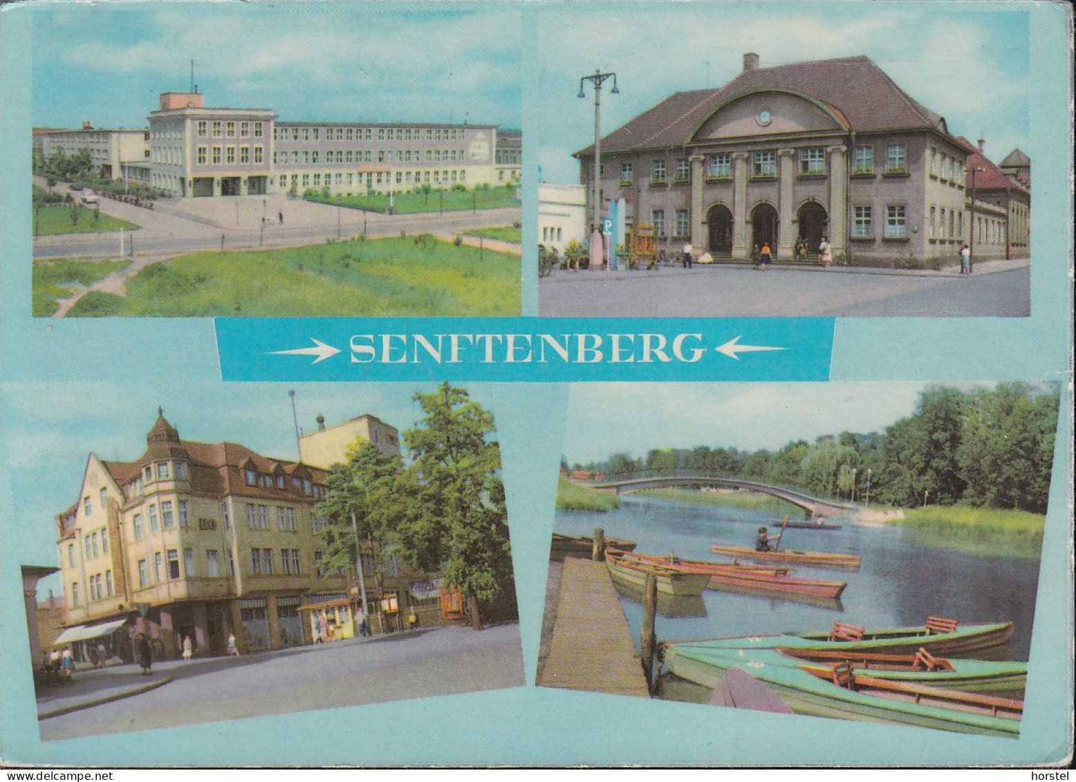 D-01968 Senftenberg - Alte Ansichten - Bahnhof - Straßenansichten - Stamp - Senftenberg