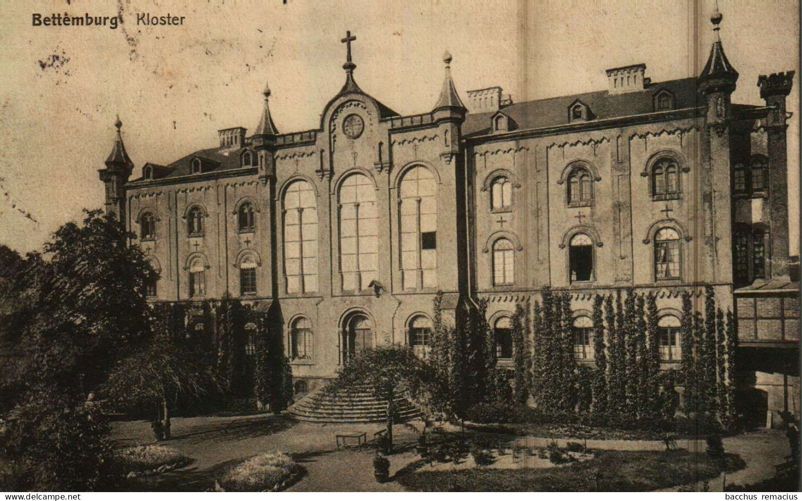 BETTEMBOURG - Kloster -  Albert Hermann, Luxembourg-Gare Cachets Postaux : WECKER Et BETTEMBOURG 24/25,6,1915. - Bettemburg