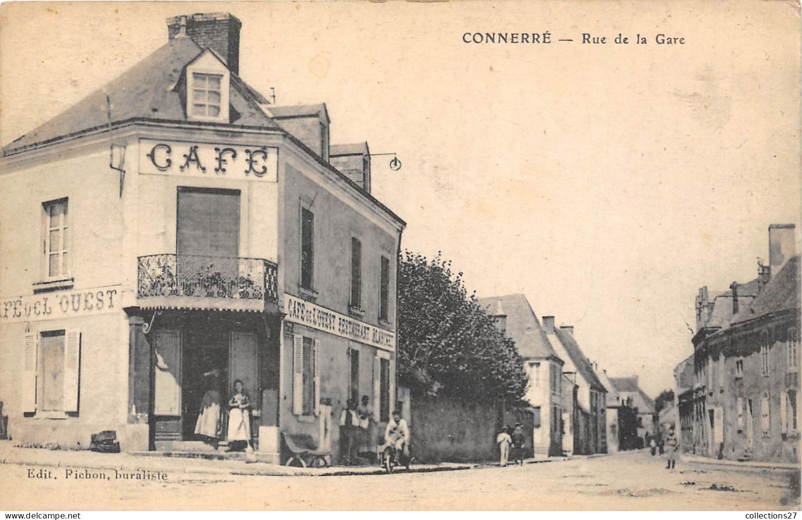 72-CONNERRE- RUE DE LA GARE - Connerre