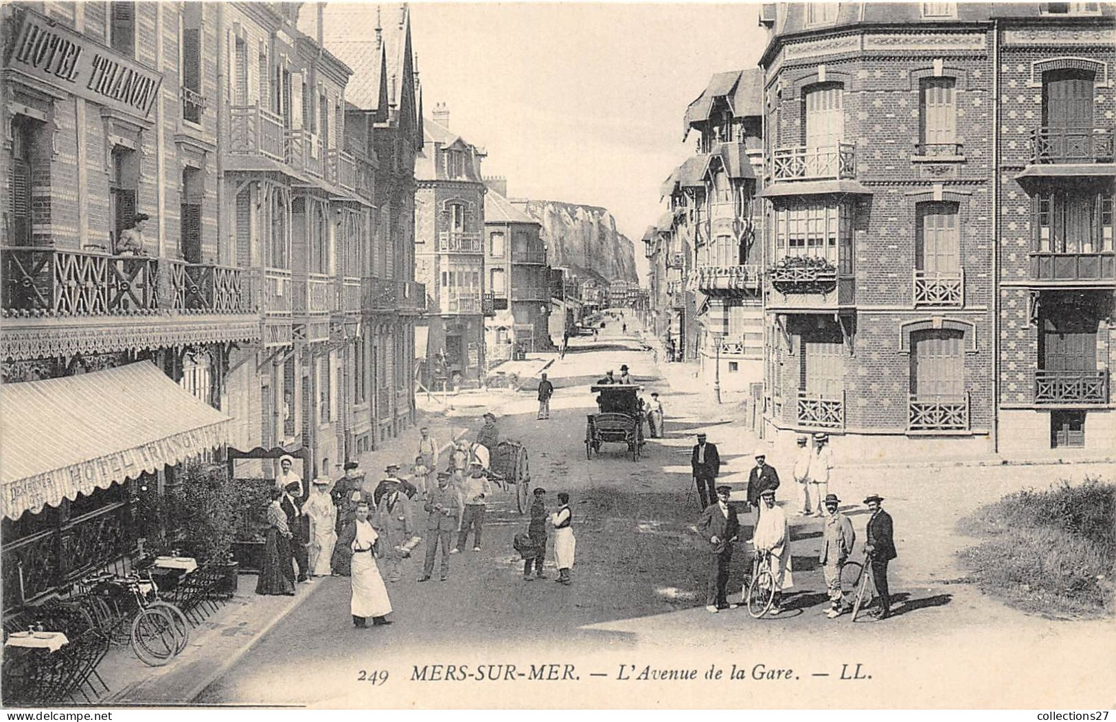 80-MERS-SUR-MER- L'AVENUE DE LA GARE - Mers Les Bains