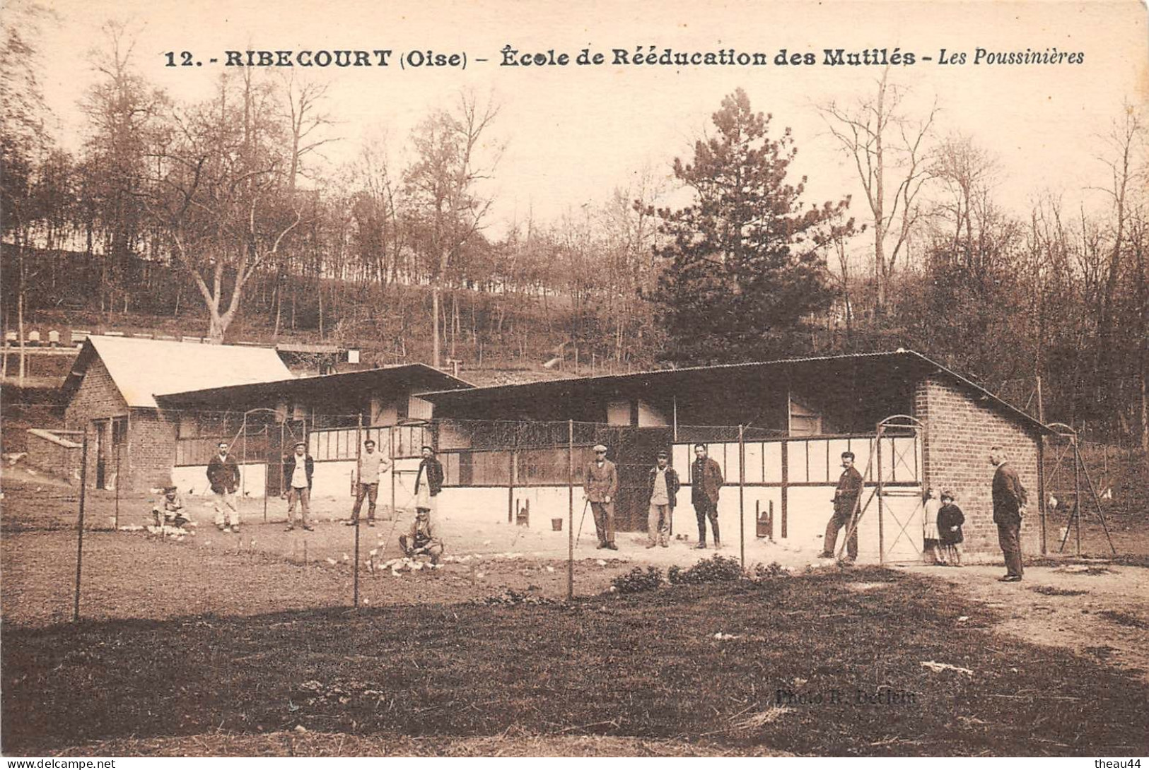 ¤¤  -   RIBECOURT   -  Ecole De Rééducation Des Mutilés    -   Les Poussinières      -   ¤¤ - Ribecourt Dreslincourt