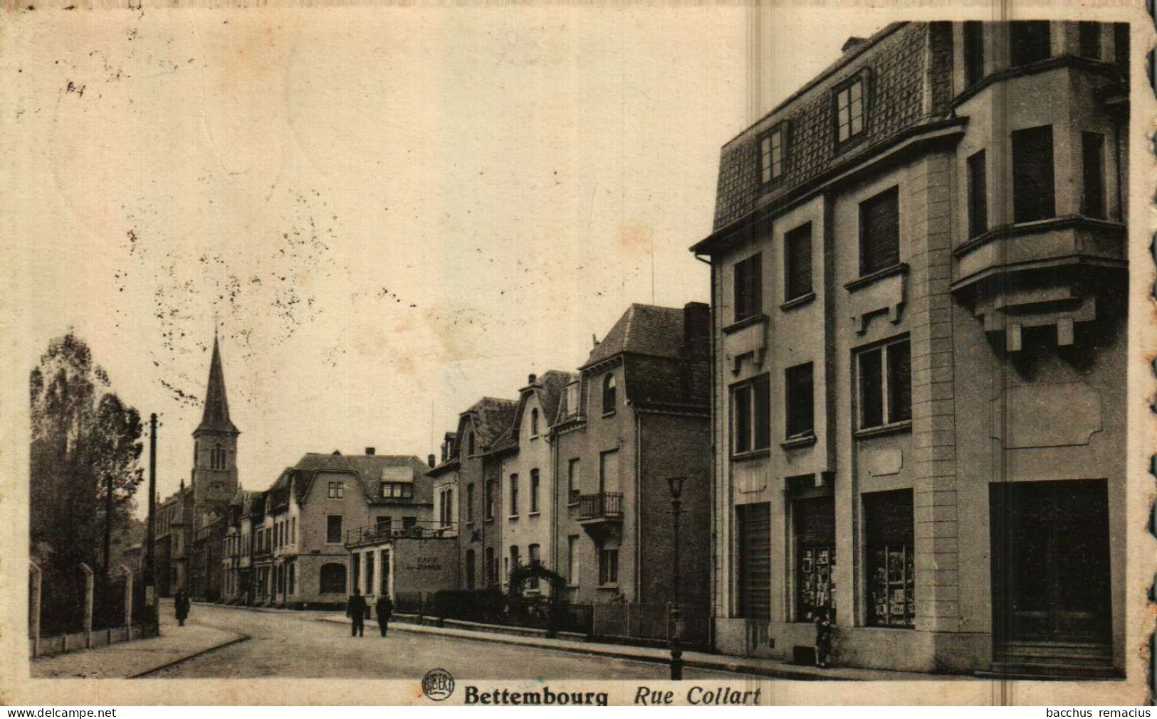 BETTEMBOURG  Rue Collart  Edit. A.Ley-Steichen, Papeterie, Bettembourg - Bettemburg