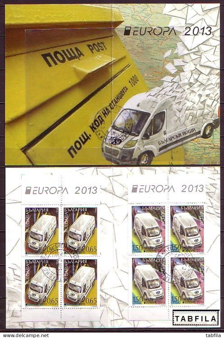 BULGARIA / BULGARIE - 2013 - Comp Used - 20 Tim. +  14 Bl + Eu Book + Metro Book (O) - Gebruikt