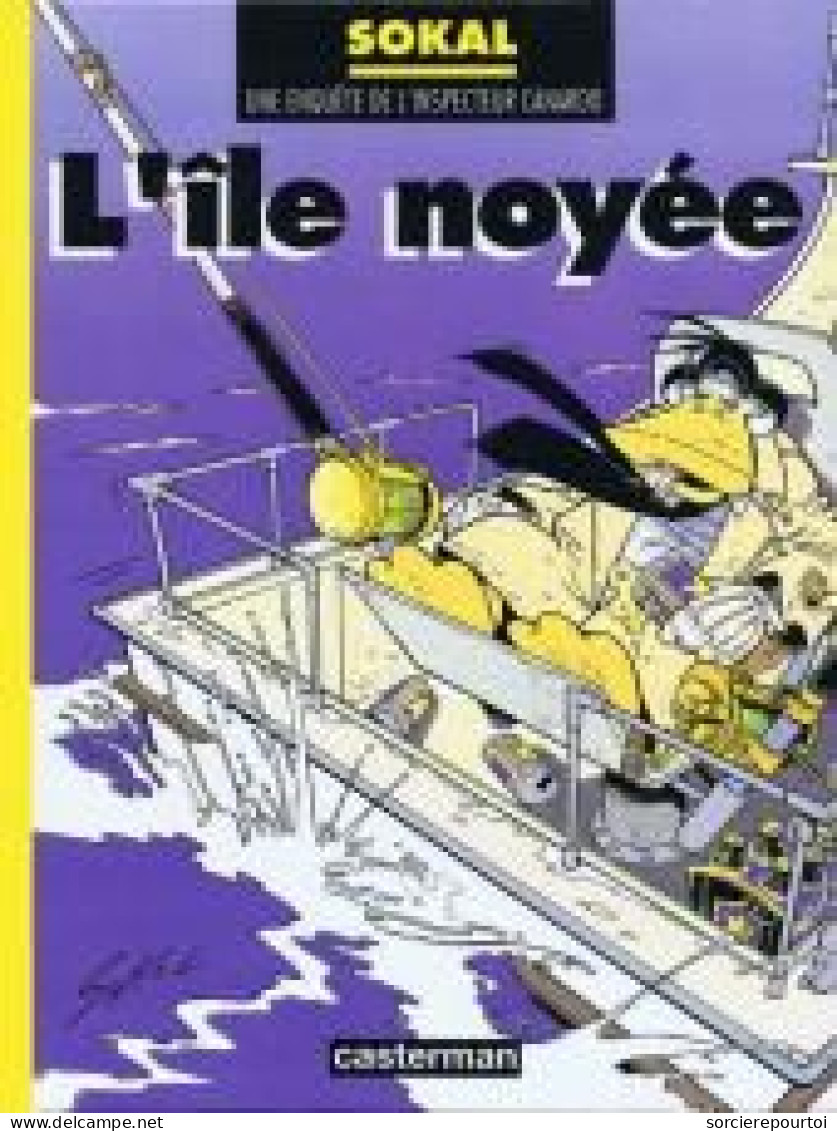 Canardo 7 L'île Noyée - Sokal - Casterman - EO 04/1992 - TTBE - Inspecteur Canardo