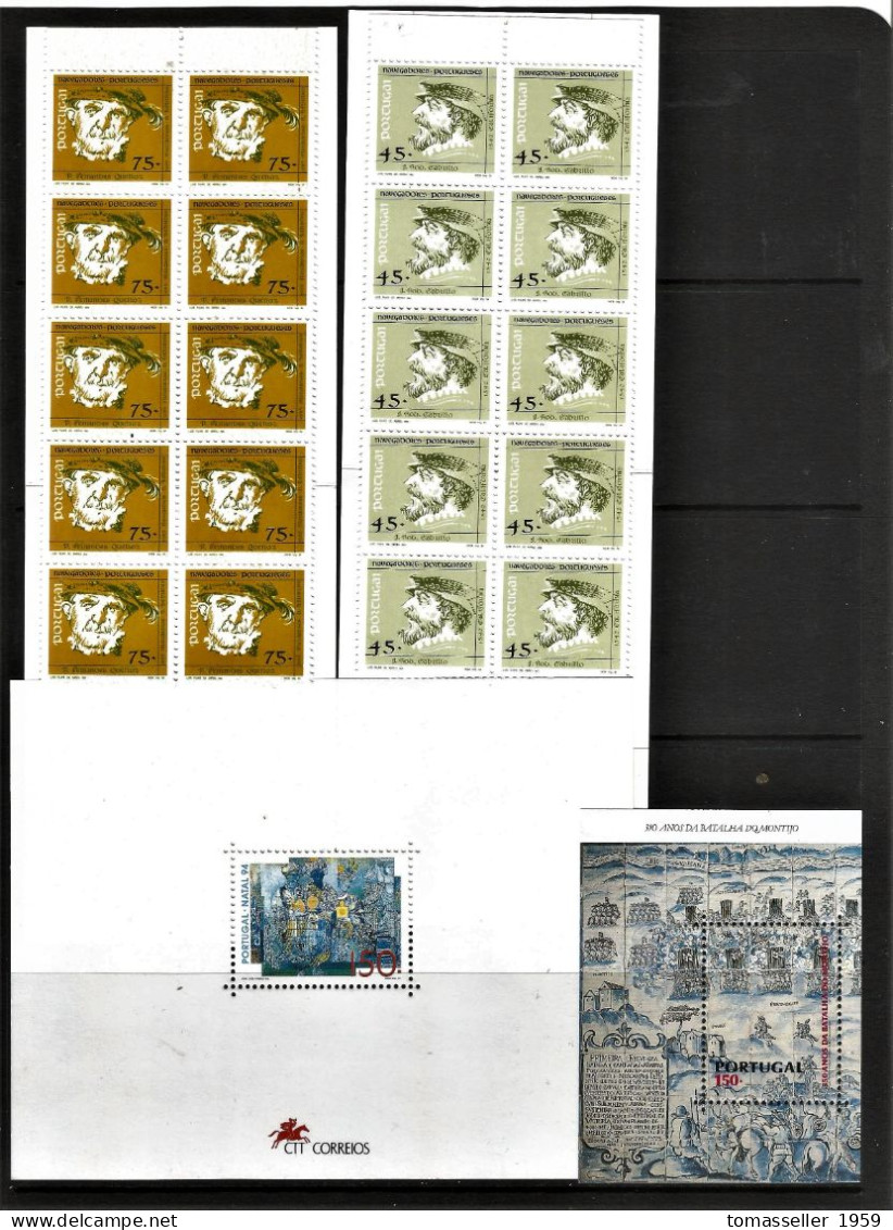 Portugal-1994- Year Set.8 Issues-(stamps,s/s,booklets)-MNH** - Ganze Jahrgänge