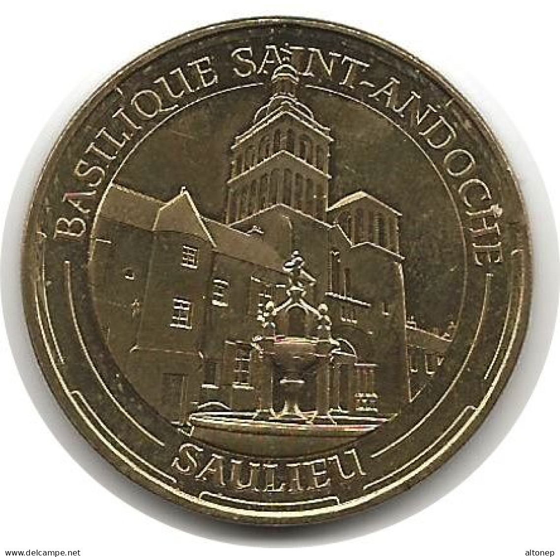 Saulieu - 21 : Basilique Saint-Andoche (Monnaie De Paris, 2014) - 2014