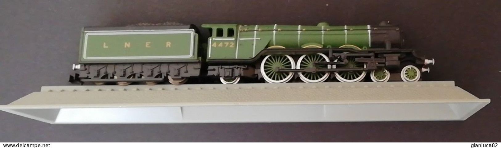 Locomotiva LNER Class A1 Flying Scotsman Come Nuovo (342) Come Da Foto Dimensioni Modellino 14,5x2,5x2 Cm - Locomotoras