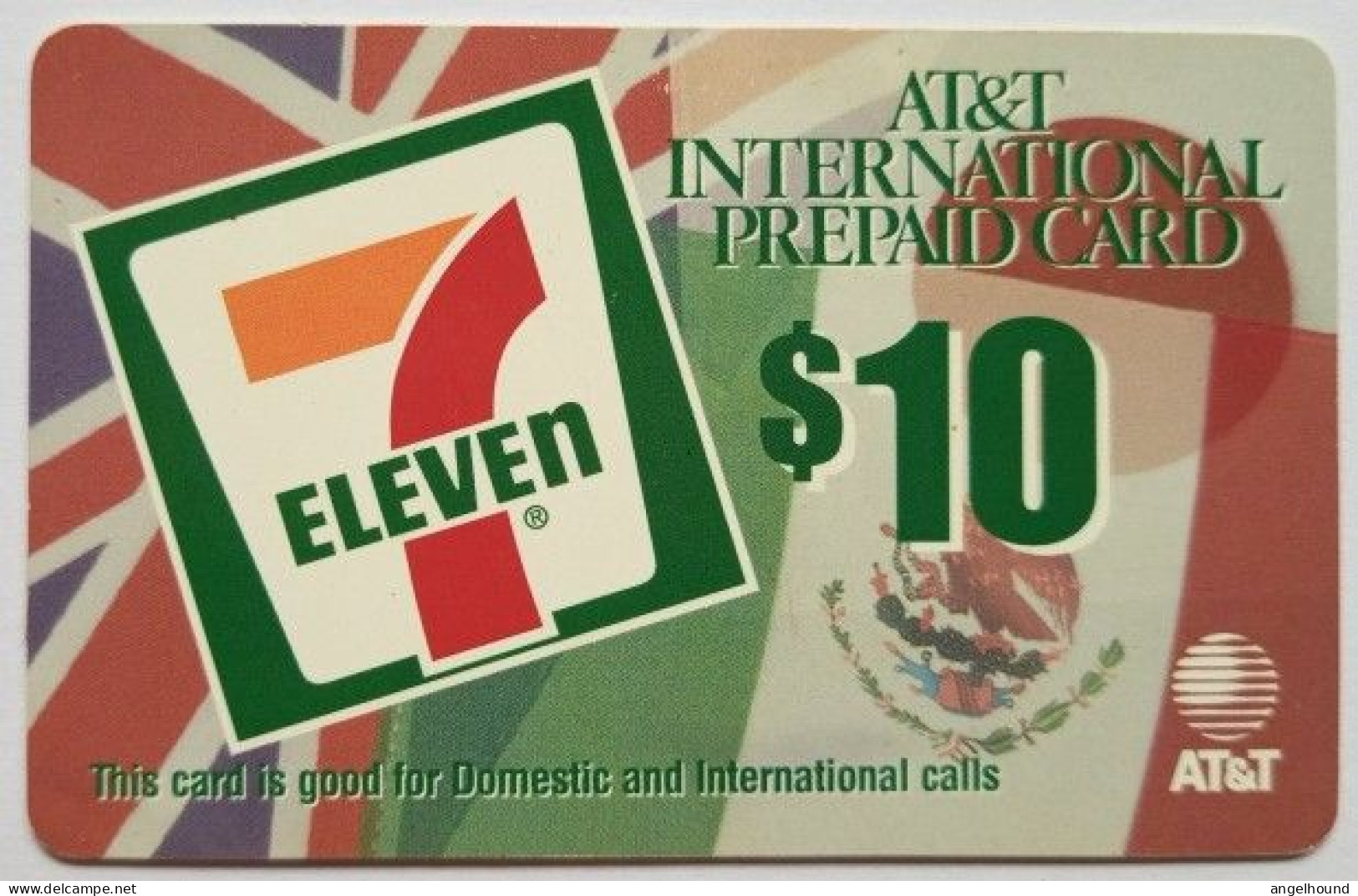 USA AT&T $10 Prepaid " Seven Eleven " - AT&T