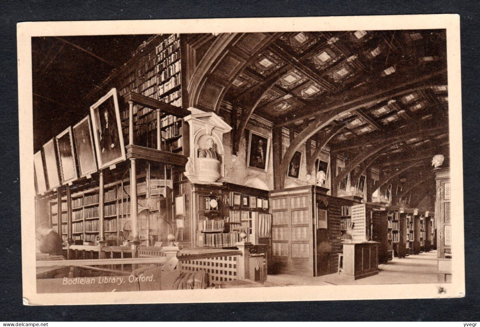 Angleterre - Bodlelan Library - OXFORD - Vue Intérieure De La Bibliothèque (n° 13 155552) - Oxford