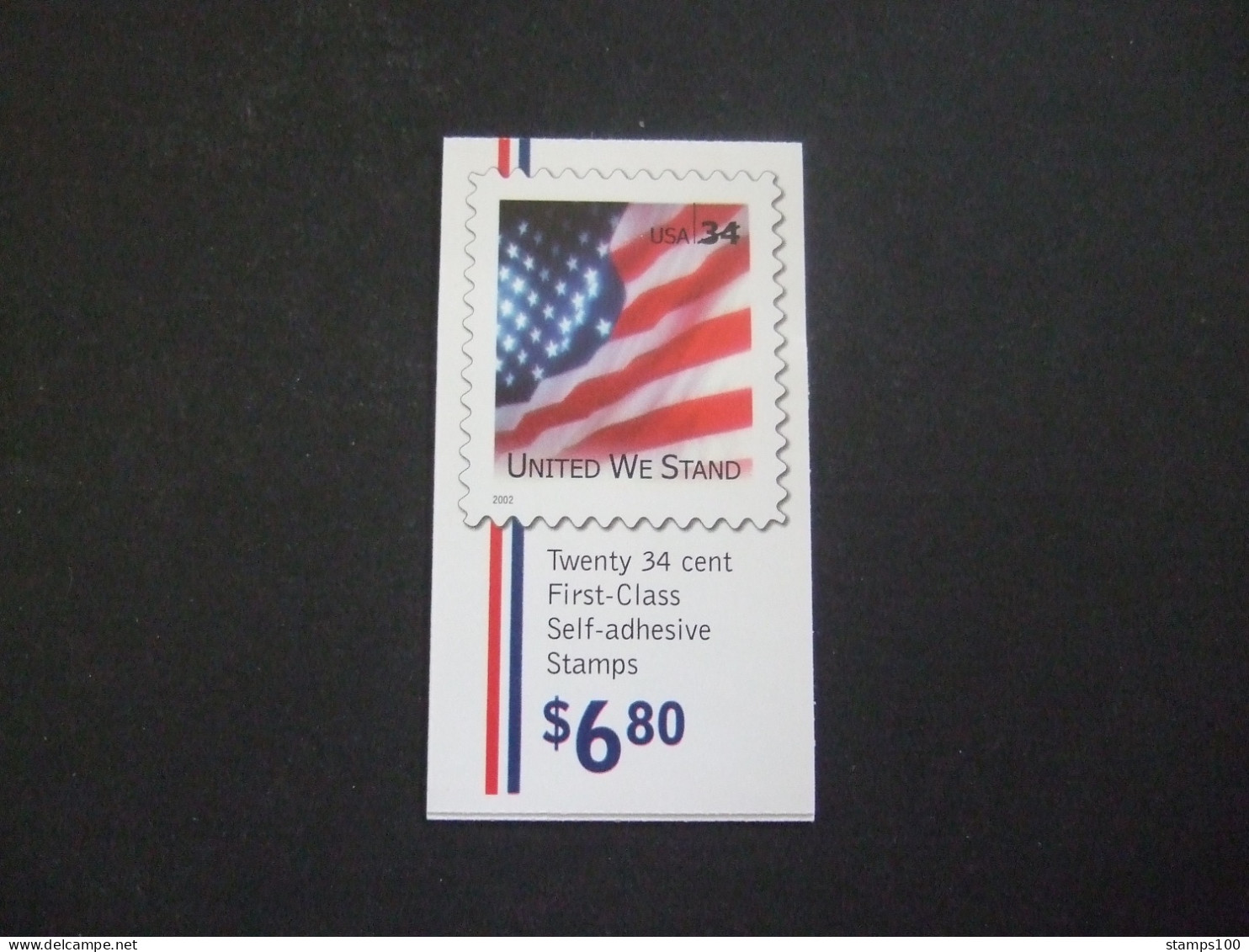 UNITED STATES (USA), 2002, Booklet 287D, United We Stand, Vending Booklet MNH** (S54-723) - 3. 1981-...