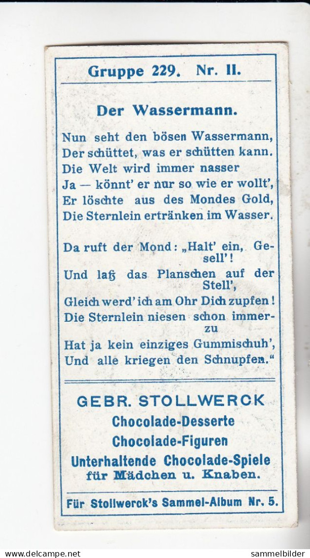 Stollwerck Album No 5 Sternbilder  Der Wassermann  Grp 229#2 Von 1902 - Stollwerck