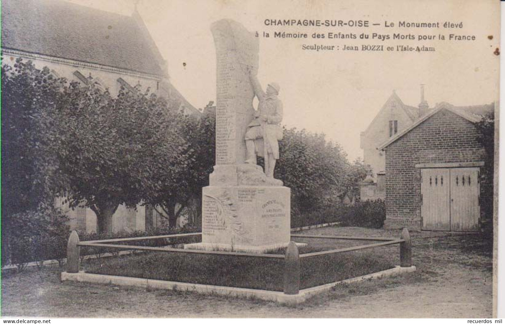 Champagne Sur Oise Monument Aux Enfants Du Pays Morts Pour La France - Champagne Sur Oise