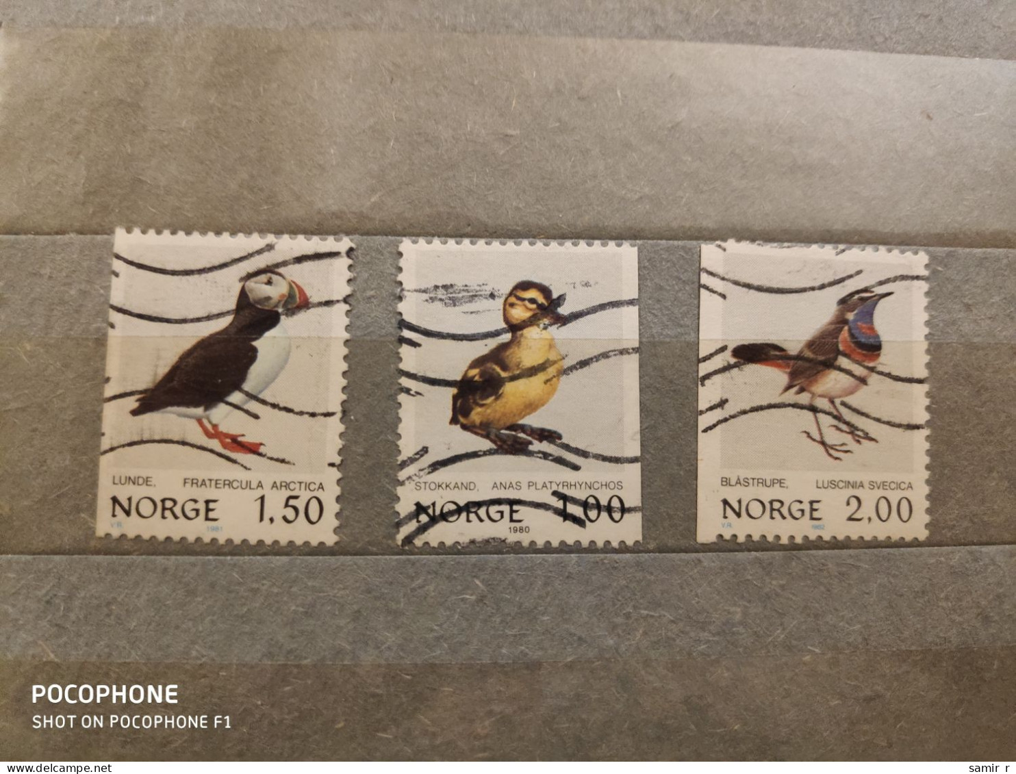 1982 Norway	Birds (F25) - Used Stamps