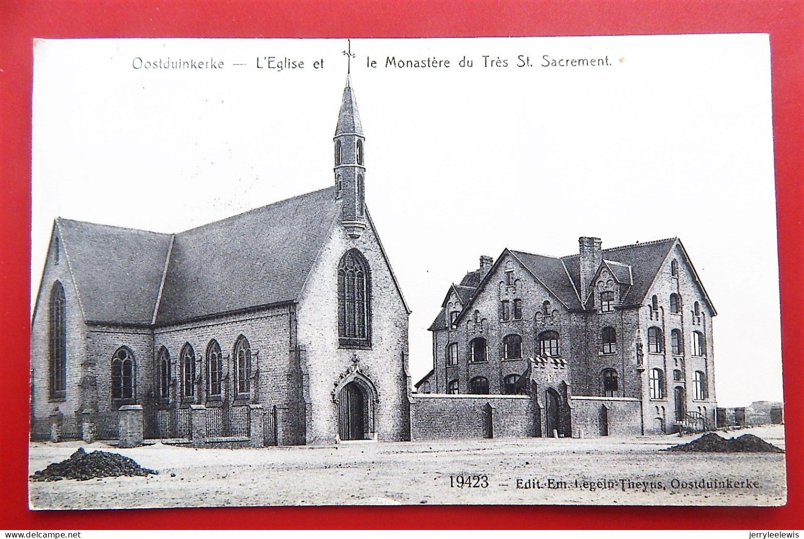 OOSTDUINKERKE  -  L'Eglise Et Le Monastère Du Très St. Sacrement   -  1912 - Oostduinkerke
