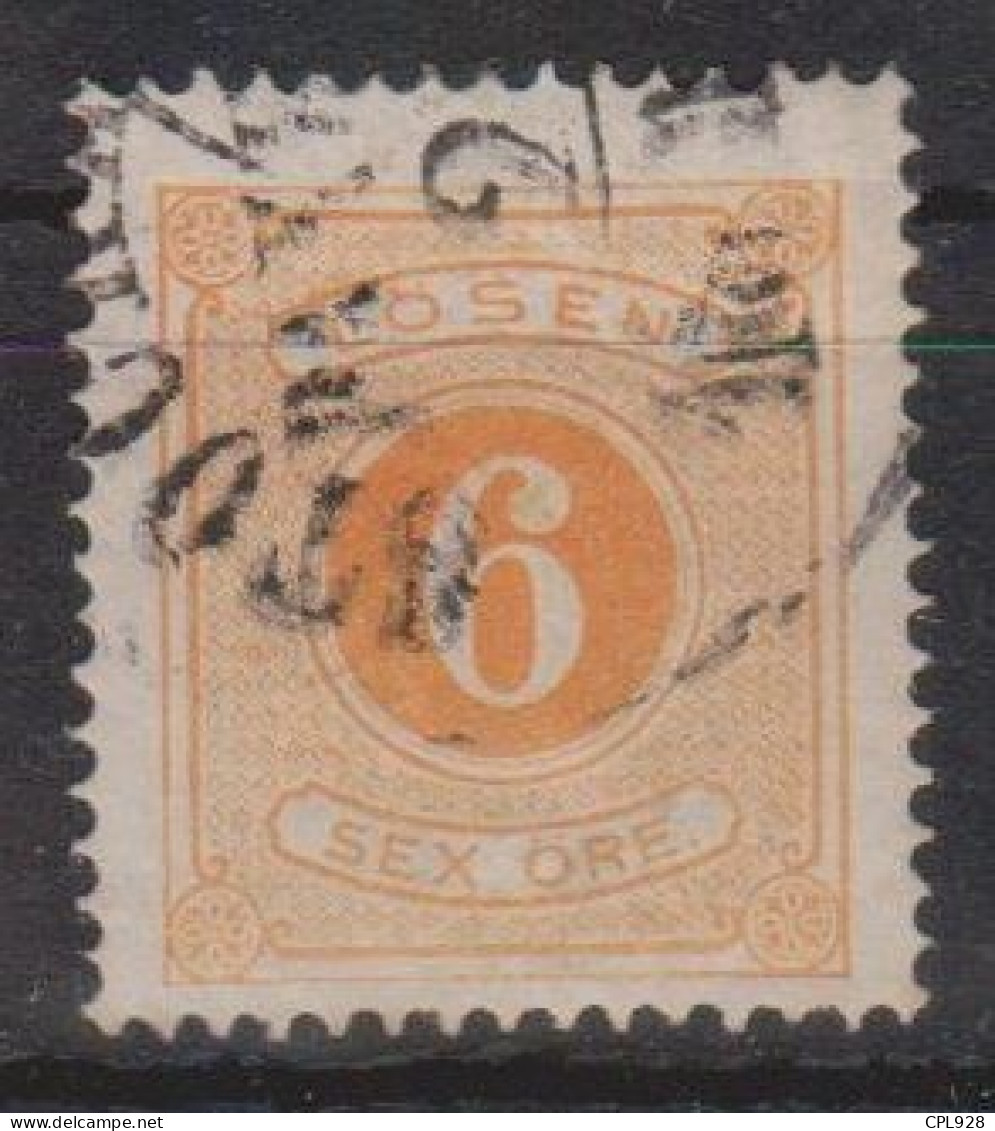 Suède Taxe Dentelé 14 N° 4(B) - Postage Due