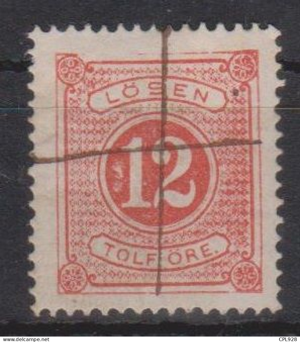 Suède Taxe Dentelé 14 N° 5(B) - Postage Due