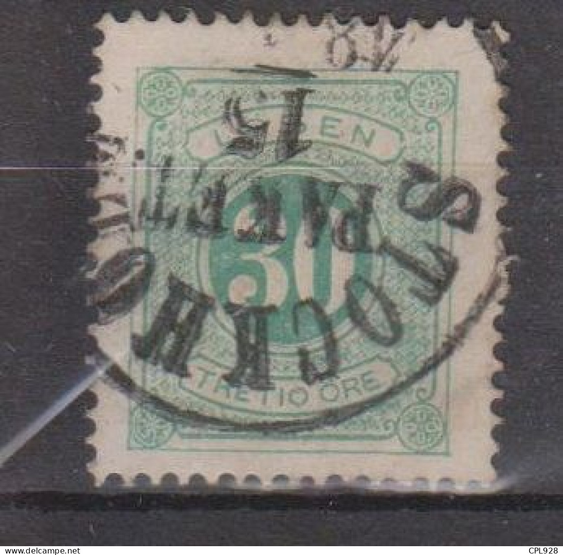 Suède Taxe Dentelé 14 N° 8(B) - Postage Due