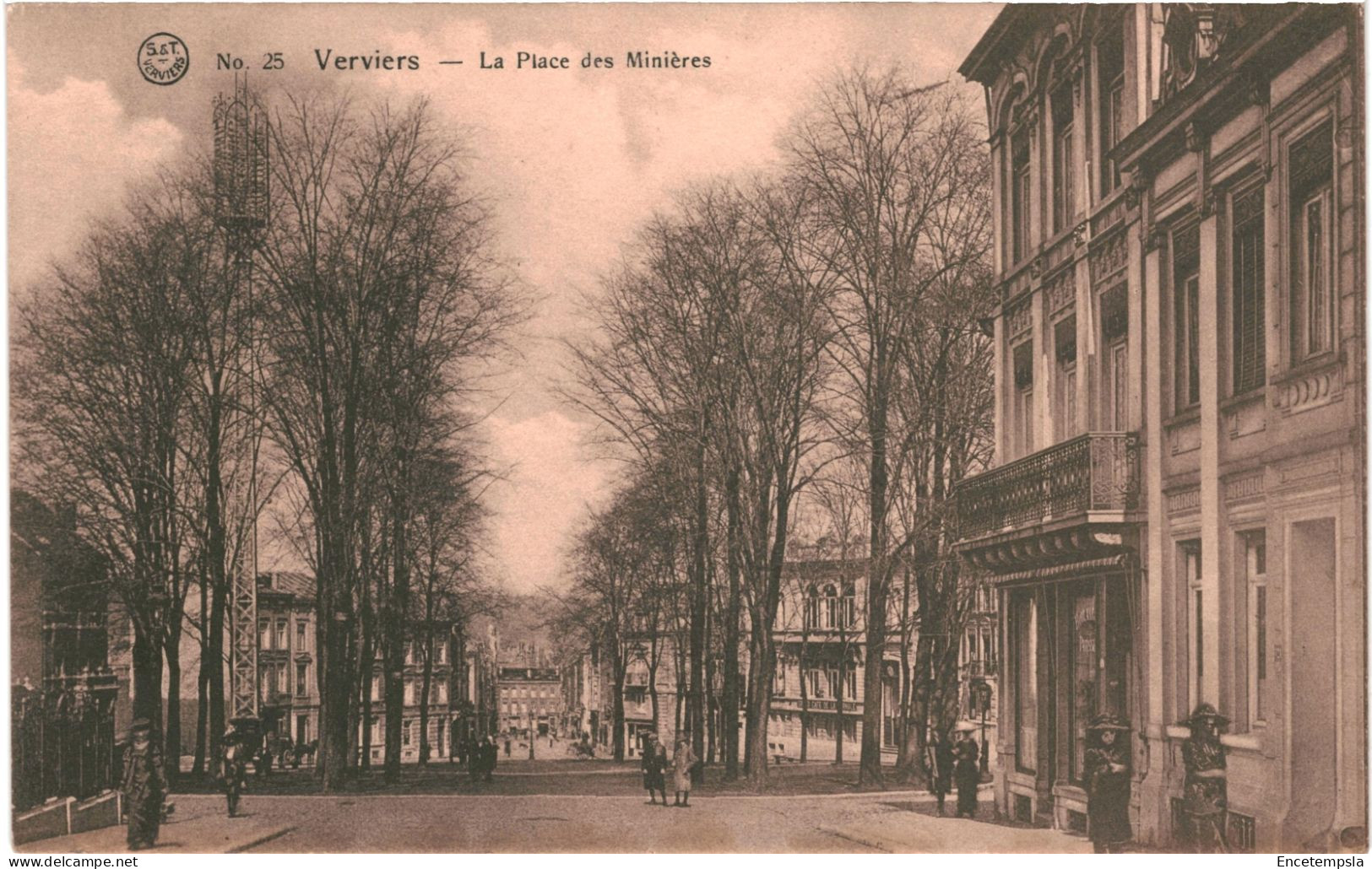 CPA  Carte Postale Belgique Verviers Place Des Minières  VM70363 - Verviers