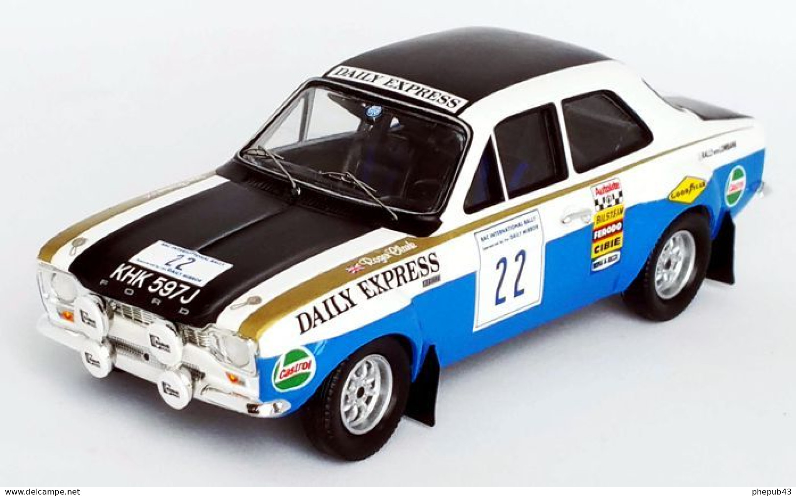 Ford Escort MK1 - RAC Rally 1970 #22 - Roger Clark/Jim Porter - Troféu - Trofeu