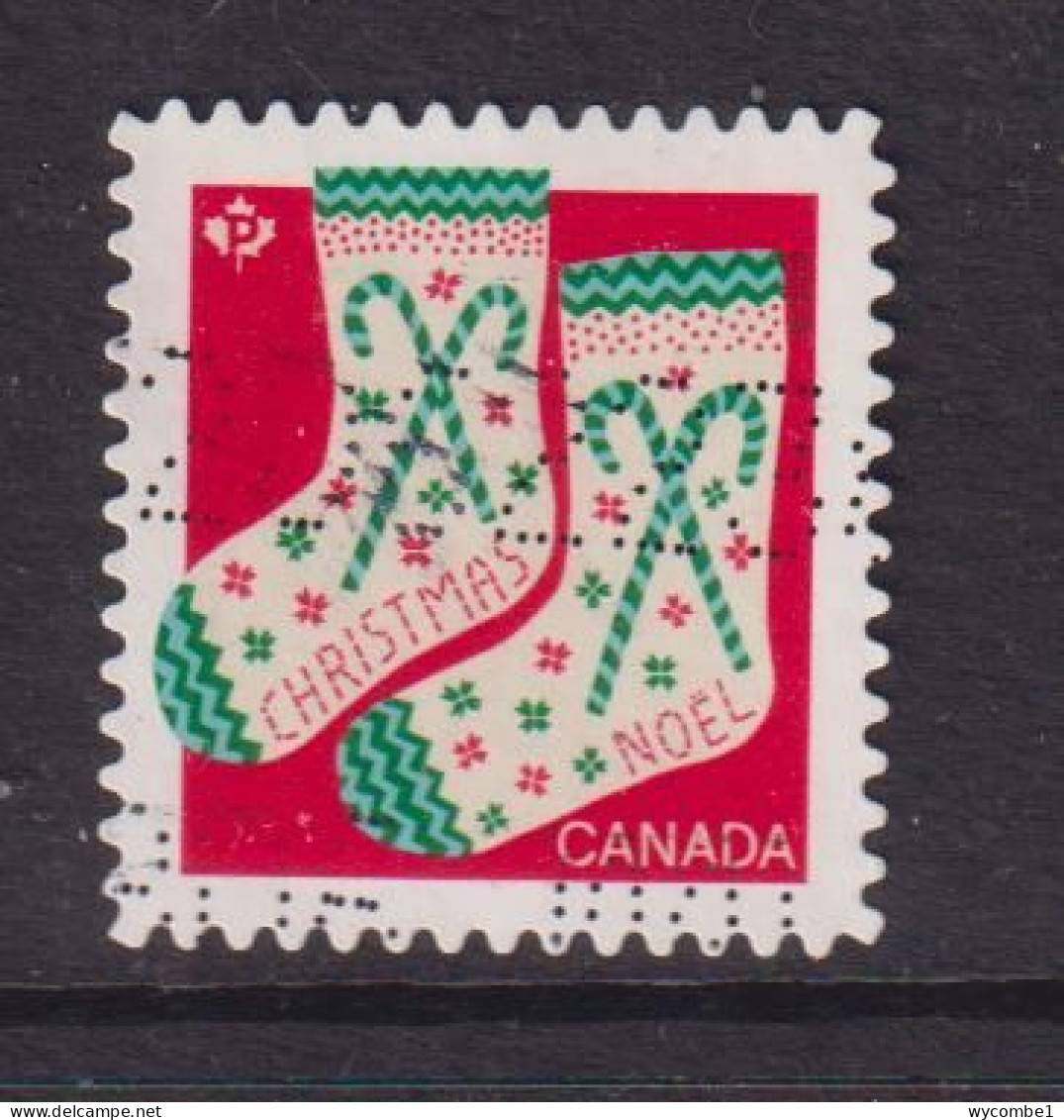 CANADA  -  2018 Christmas 'P' Used As Scan - Gebruikt