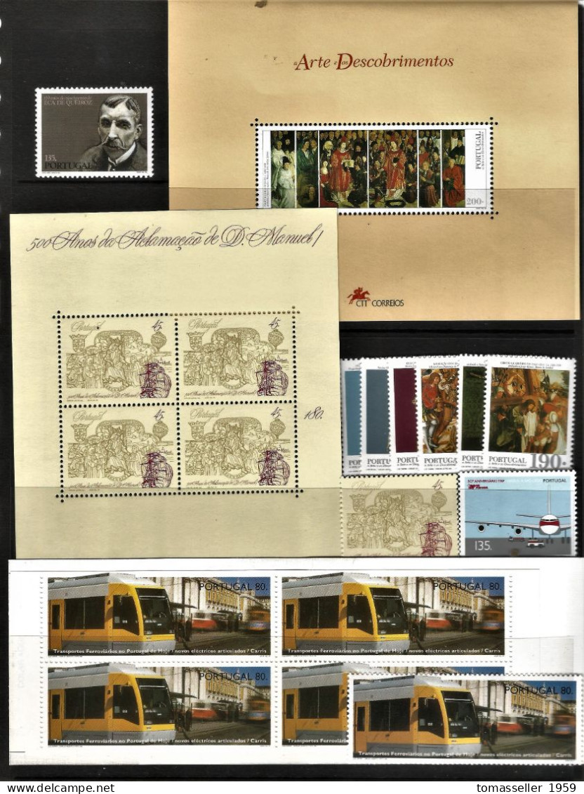 Portugal-1995- Year Set. 14 Issues-           (stamps,s/s,booklets)-MNH** - Ganze Jahrgänge