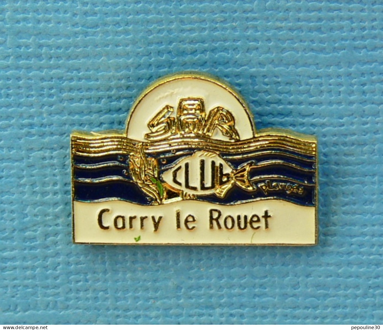 1 PIN'S // ** SAR / CLUB DE PLONGÉE SOUS MARINE / CARRY LE ROUET (13) ** - Buceo