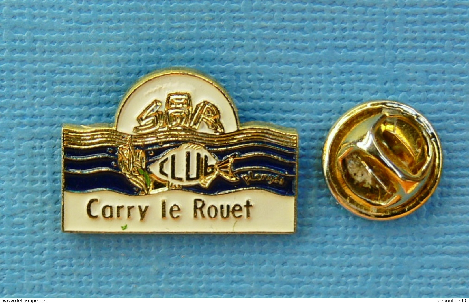 1 PIN'S // ** SAR / CLUB DE PLONGÉE SOUS MARINE / CARRY LE ROUET (13) ** - Duiken