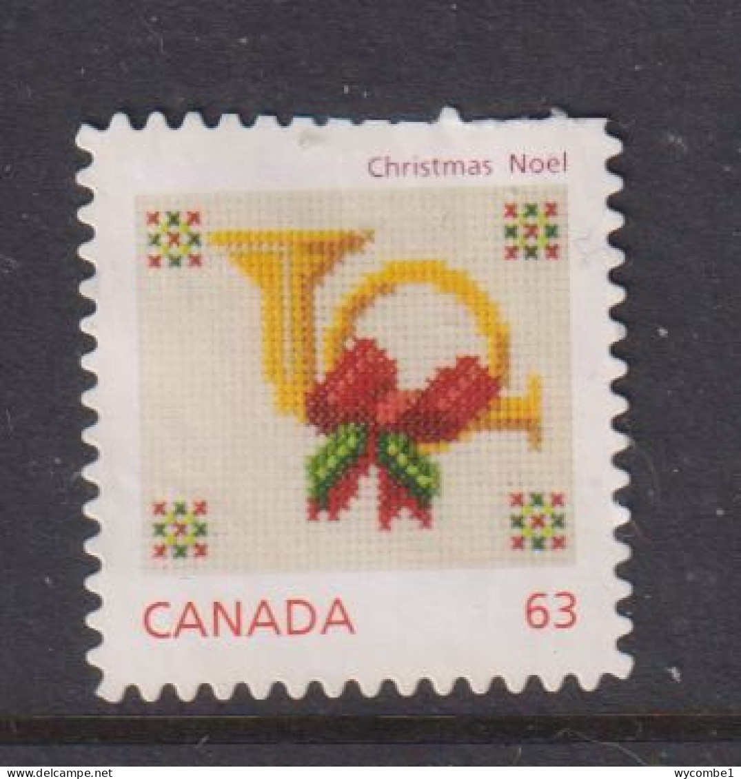 CANADA  -  2013 Christmas 63c Used As Scan - Oblitérés