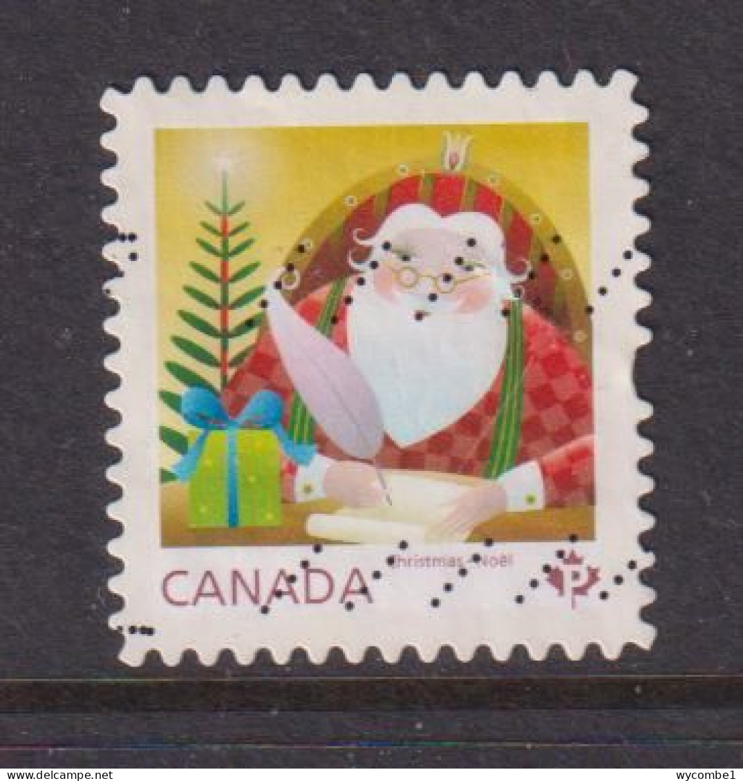 CANADA  -  2014 Christmas 'P' Used As Scan - Gebruikt
