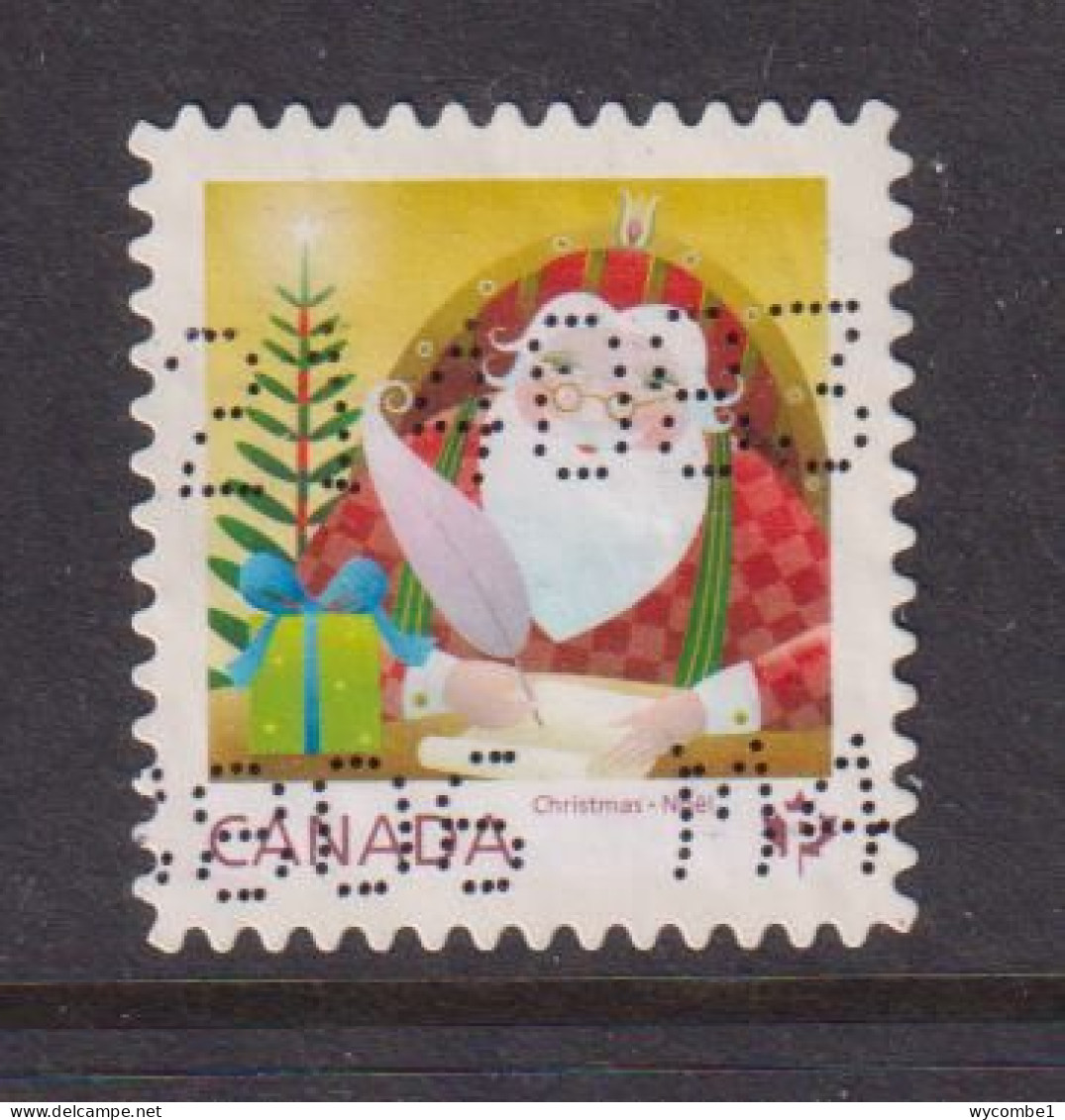 CANADA  -  2014 Christmas 'P' Used As Scan - Used Stamps