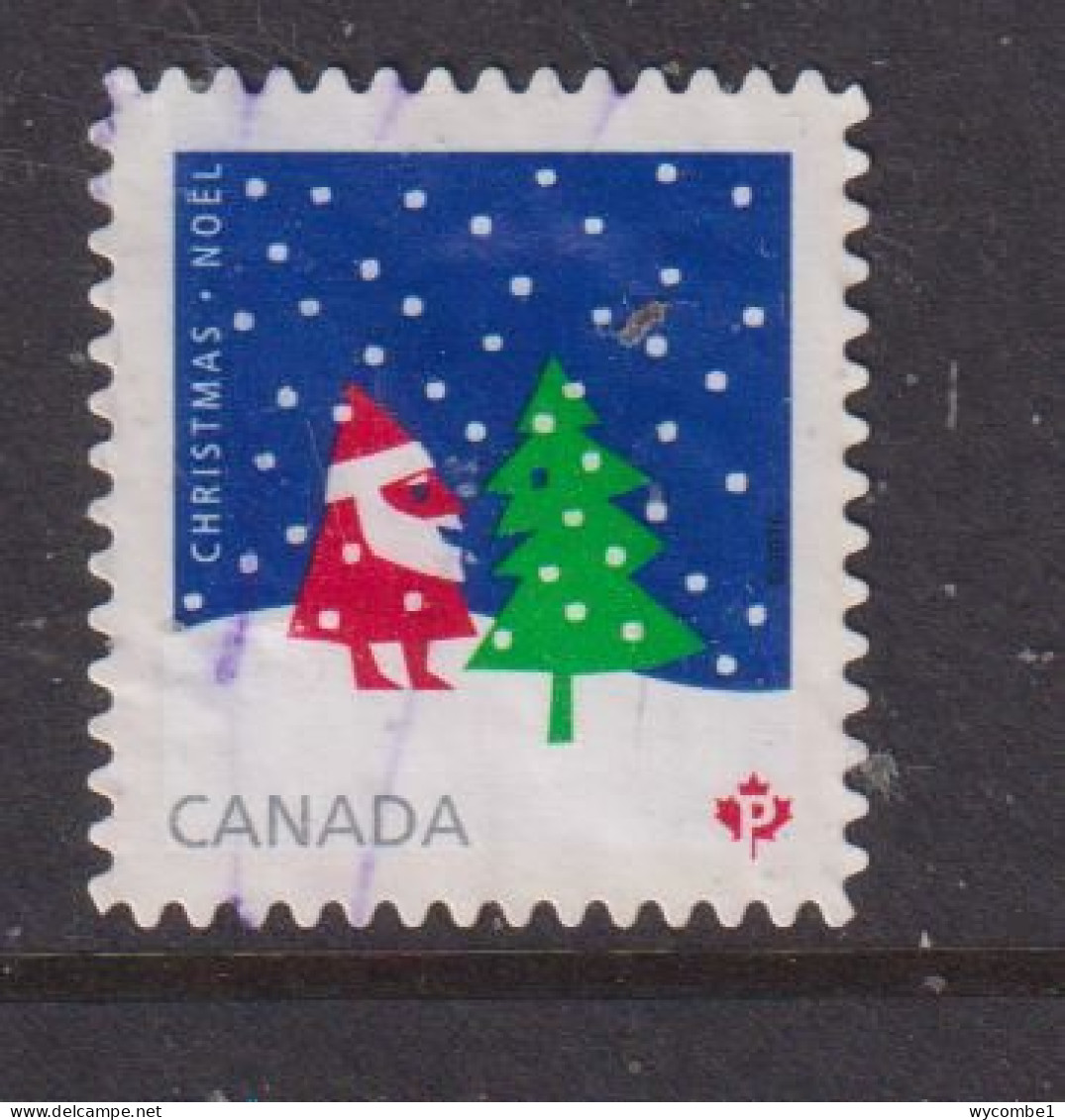 CANADA  -  2016 Christmas 'P' Used As Scan - Used Stamps
