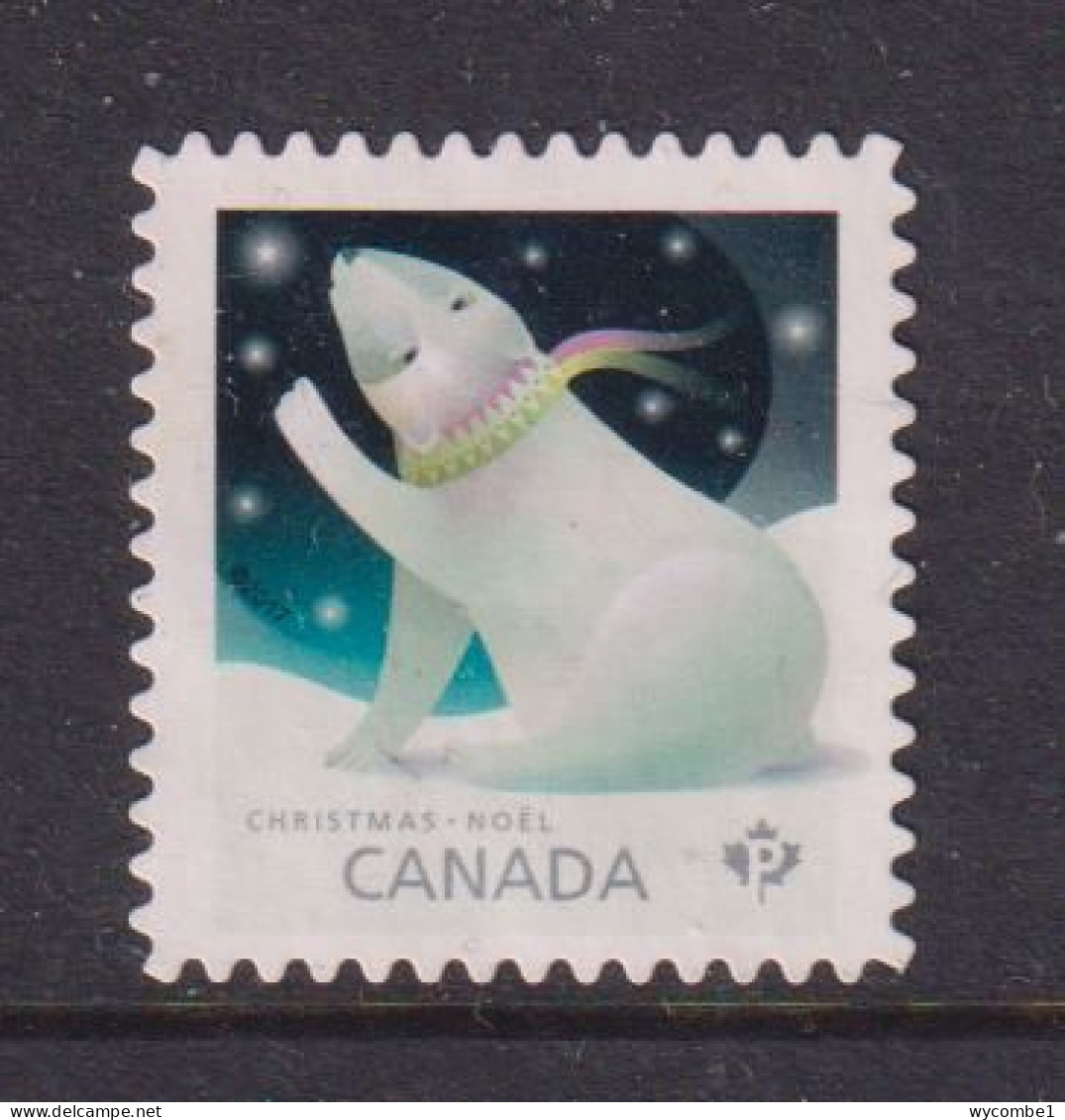 CANADA  -  2017 Christmas 'P' Used As Scan - Gebruikt