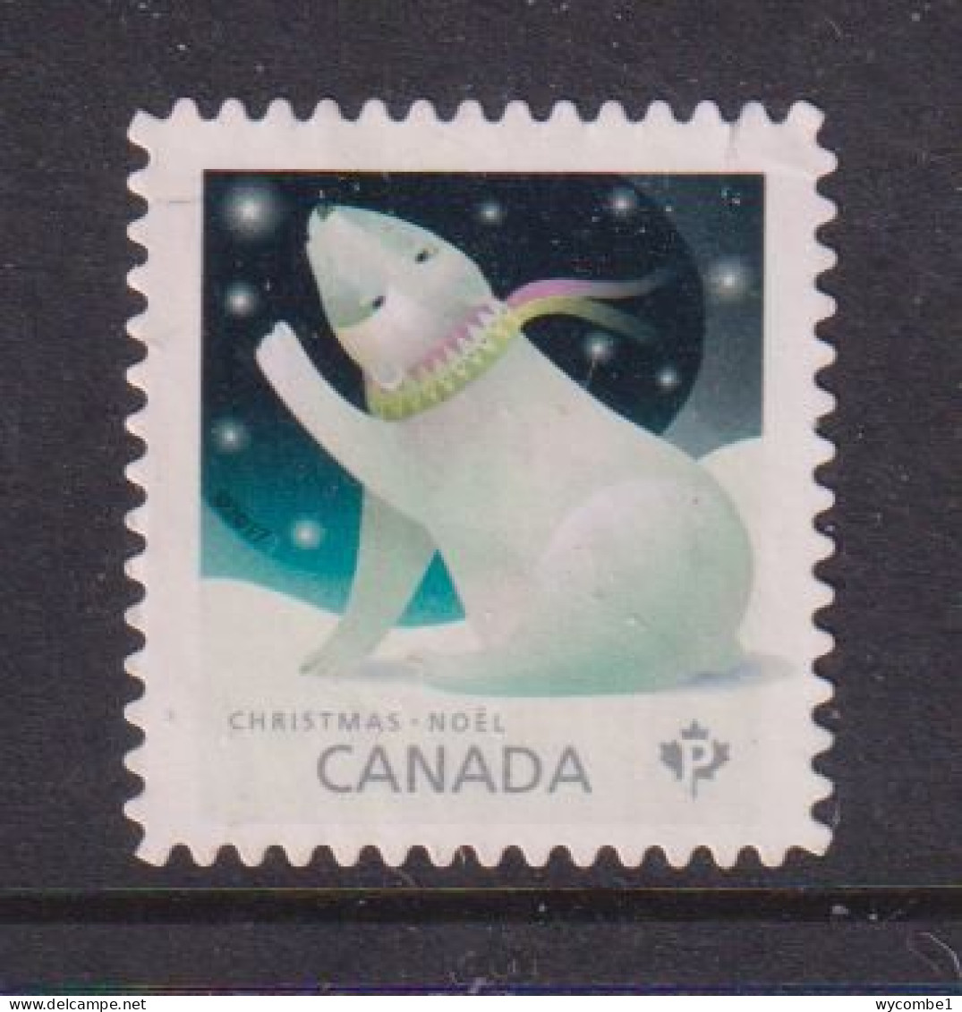 CANADA  -  2017 Christmas 'P' Used As Scan - Gebruikt