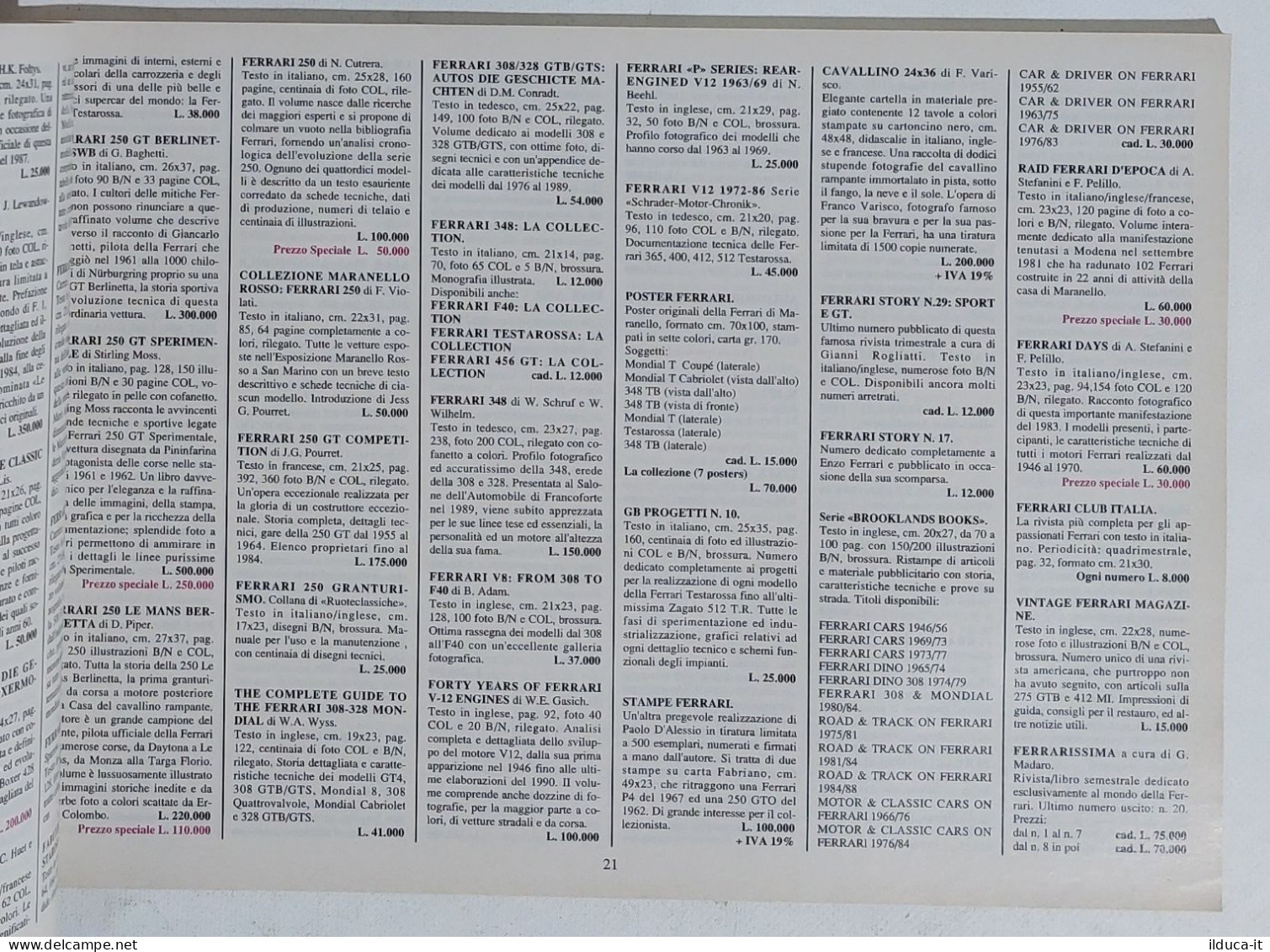 37551 Catalogo 1994 - Libreria Dell'automobile - Edizioni Internazionali - Engines