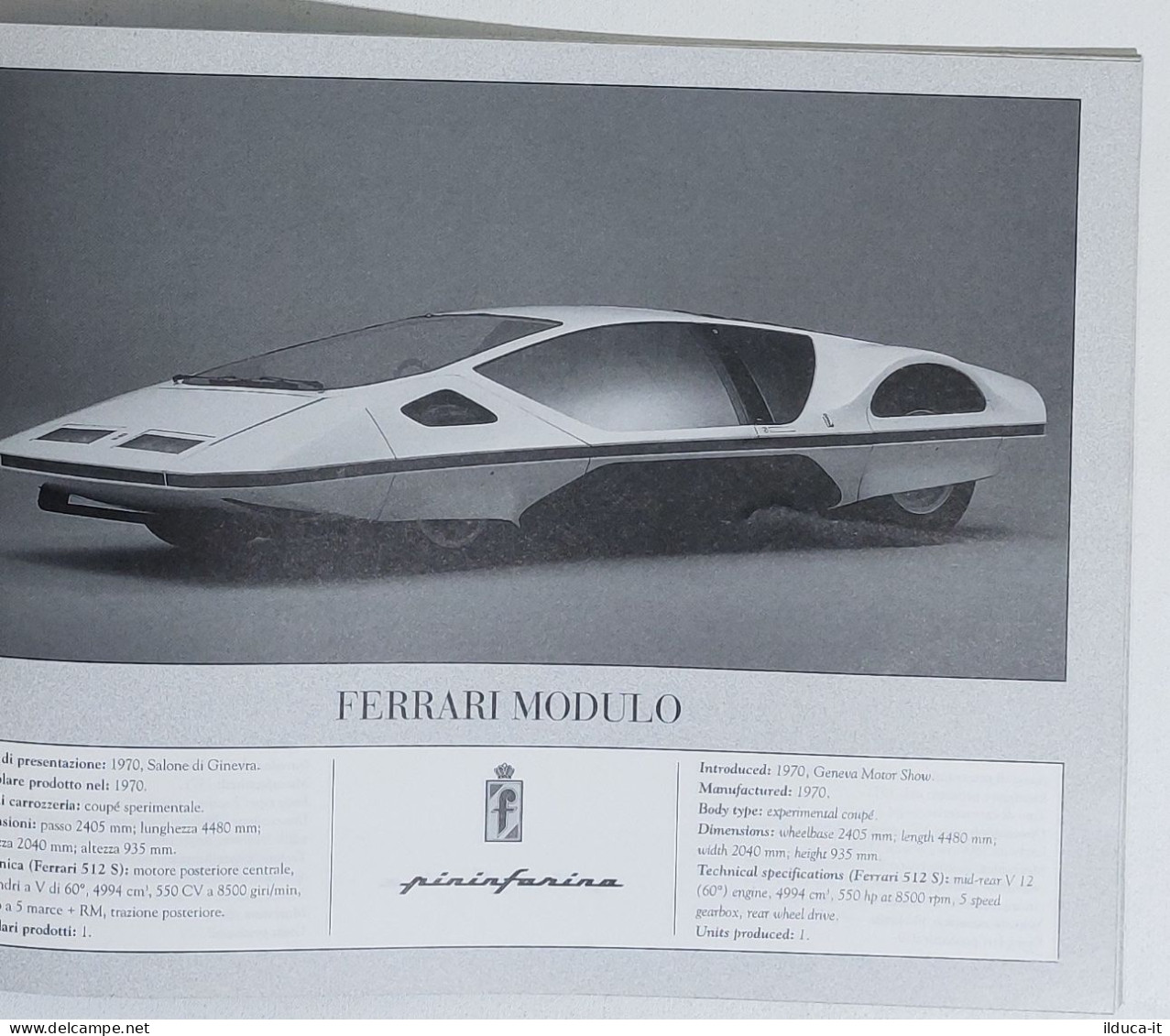 37563 Collezione Pininfarina 1996 - Nada Editore - Motores