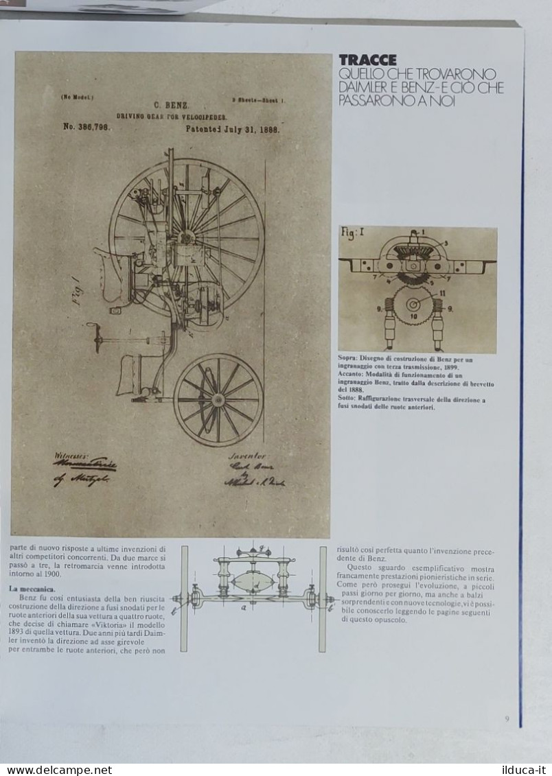 37583 100 Anni Di Automobile - Daimler Benz 1886-1986 - RIvista Per Compleanno - Engines