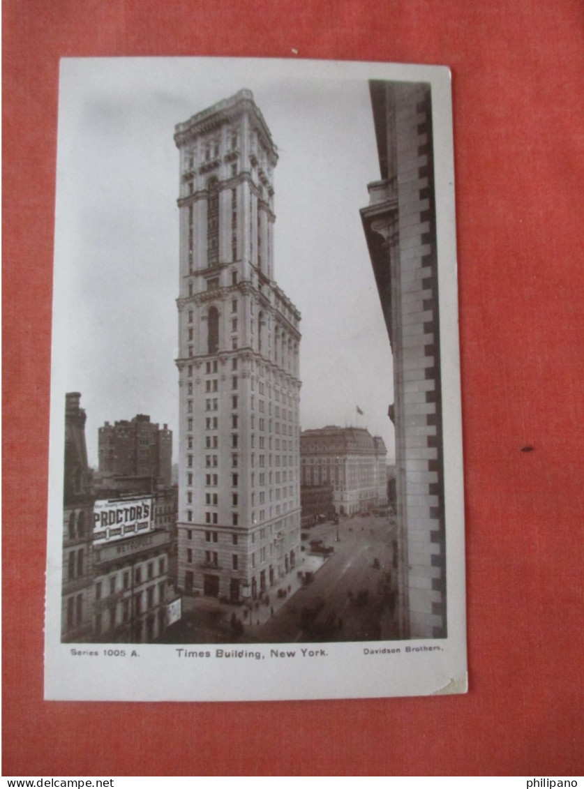 RPPC. Times Building.   New York > New York City     Ref  6146 - Manhattan